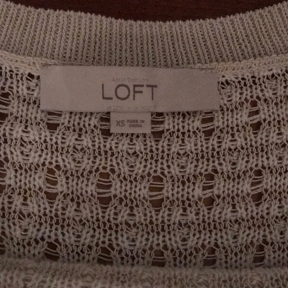 LOFT tan long sleeve sweater - Picture 3 of 5